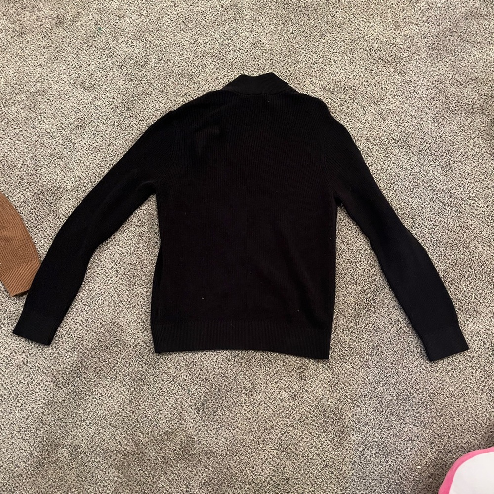 Express Quarter Snap Pullover Sweaters Brown And … - image 6